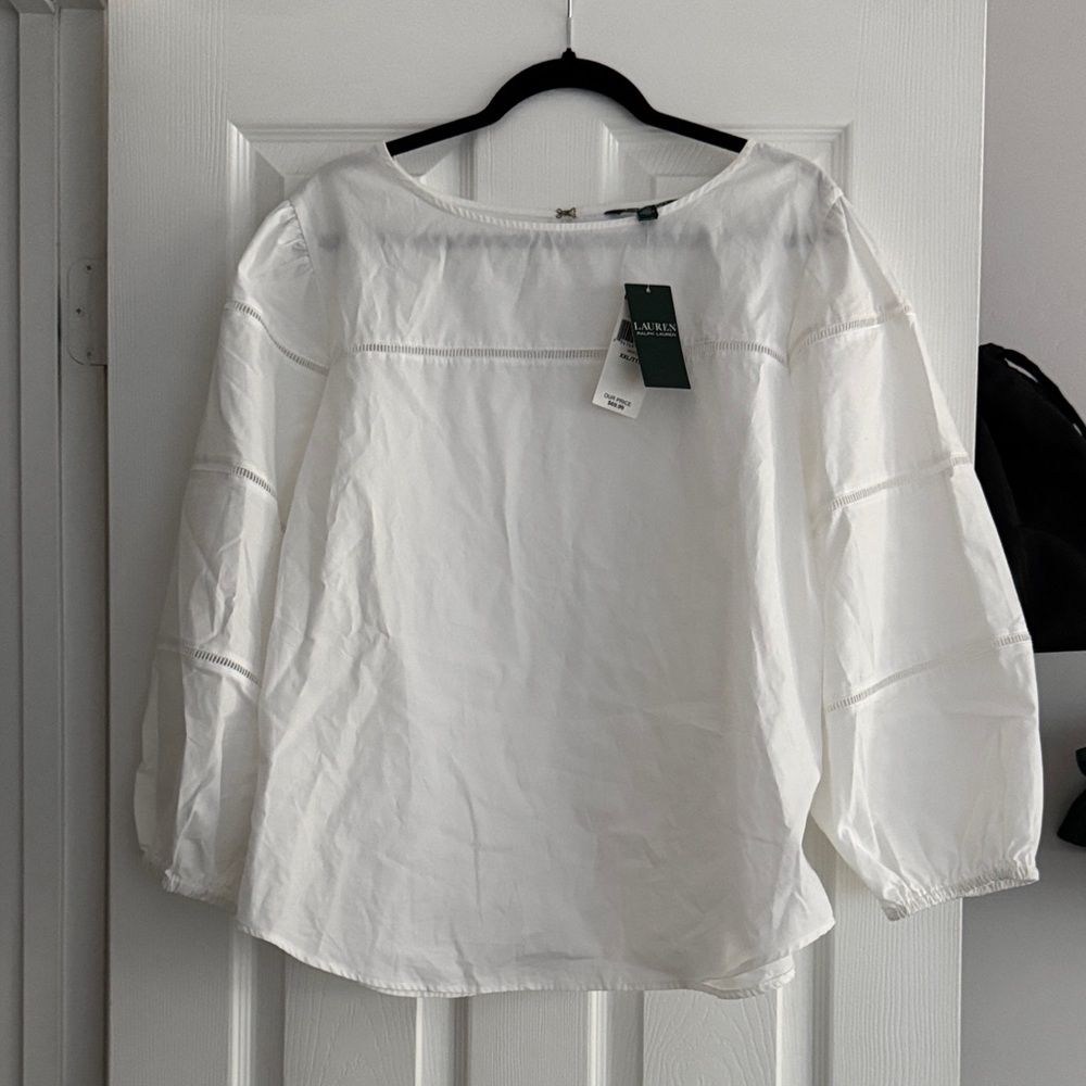 NWT Ralph Lauren White Top